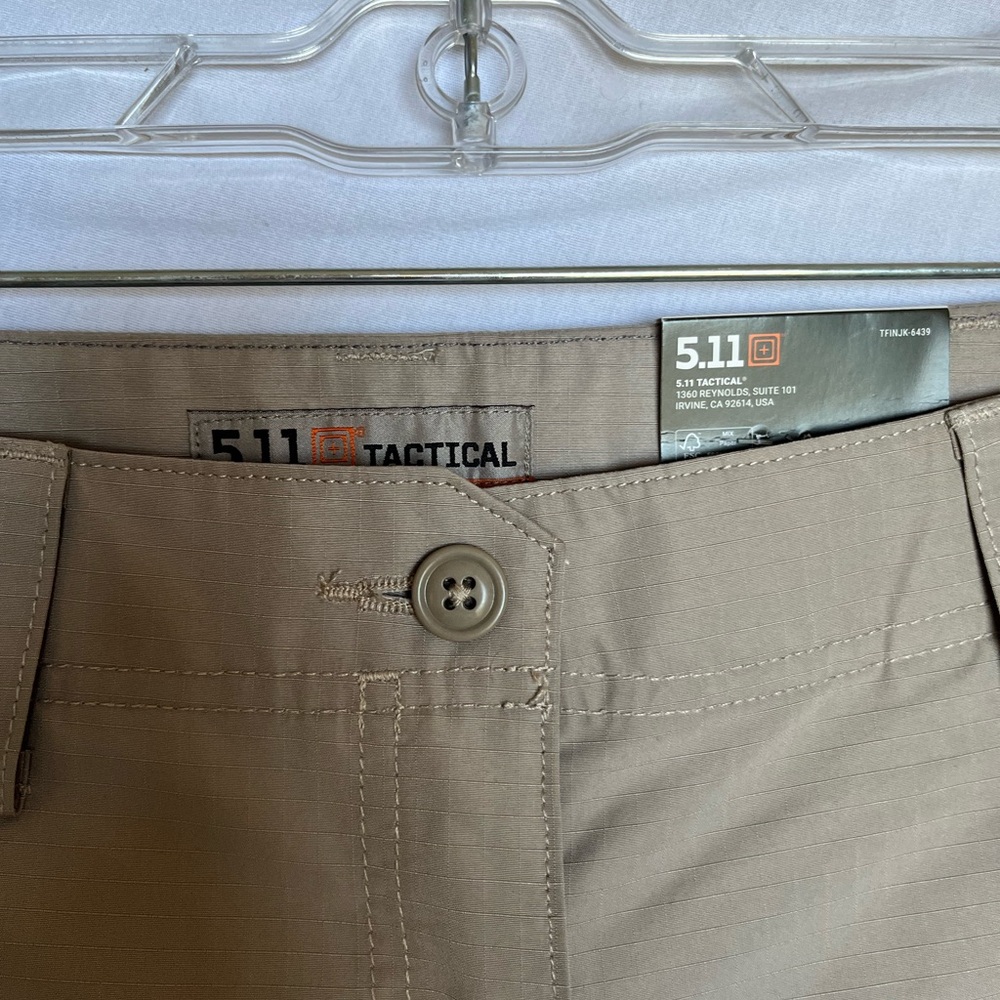 5.11 Tactical women’s fast-tac urban pant size 10 long in khaki NWT - Picture 4 of 11